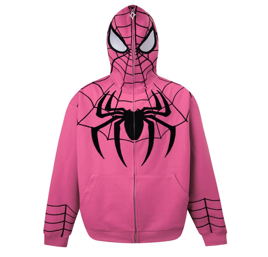 Spider Worldwide Punk Hoodie Pink -  Israel