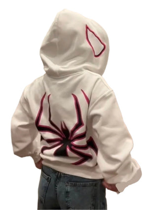 ALTZ -  Spider Punk Zip Up Hoodie